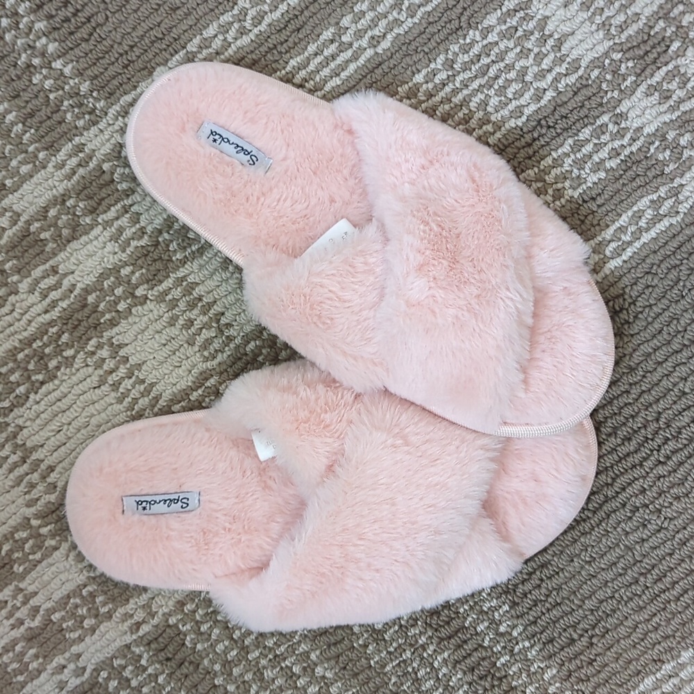 Splendid pink slippers in s/m